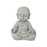 Maxbell Mini Monk Figurine Buddha Statue Sitting Creative Kungfu for Car Teahouse` Not Move