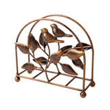 Maxbell Tissue Dispenser Bird Organizer Napkin Holder for Cafe restaurant Bronze