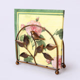 Maxbell Tissue Dispenser Bird Organizer Napkin Holder for Cafe restaurant Bronze