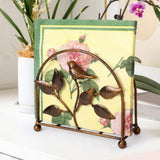 Maxbell Tissue Dispenser Bird Organizer Napkin Holder for Cafe restaurant Bronze