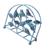 Maxbell Tissue Dispenser Bird Organizer Napkin Holder for Cafe restaurant blue