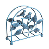 Maxbell Tissue Dispenser Bird Organizer Napkin Holder for Cafe restaurant blue
