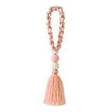 Maxbell Hand Woven Decorative Tassel Bohemian Pendant Fringe for Festival Wall Decor Pink