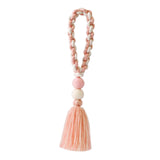 Maxbell Hand Woven Decorative Tassel Bohemian Pendant Fringe for Festival Wall Decor Pink