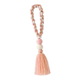 Maxbell Hand Woven Decorative Tassel Bohemian Pendant Fringe for Festival Wall Decor Pink