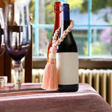 Maxbell Hand Woven Decorative Tassel Bohemian Pendant Fringe for Festival Wall Decor Pink