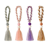 Maxbell Hand Woven Decorative Tassel Bohemian Pendant Fringe for Festival Wall Decor Pink