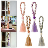 Maxbell Hand Woven Decorative Tassel Bohemian Pendant Fringe for Festival Wall Decor Pink