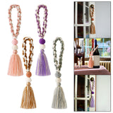 Maxbell Hand Woven Decorative Tassel Bohemian Pendant Fringe for Festival Wall Decor Pink
