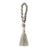 Maxbell Hand Woven Decorative Tassel Bohemian Pendant Fringe for Festival Wall Decor Gray