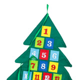 Maxbell Christmas Hanging Calendars Advent Calendar for Fireplace Office Kids Gifts