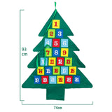 Maxbell Christmas Hanging Calendars Advent Calendar for Fireplace Office Kids Gifts