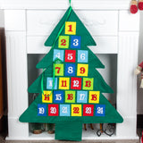 Maxbell Christmas Hanging Calendars Advent Calendar for Fireplace Office Kids Gifts