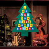 Maxbell Christmas Hanging Calendars Advent Calendar for Fireplace Office Kids Gifts