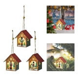Maxbell Christmas Hanging Decoration with Lights for Holiday Room Bedroom Green