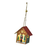 Maxbell Christmas Hanging Decoration with Lights for Holiday Room Bedroom Red
