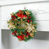 Maxbell Artificial Christmas Wreath Xmas Wreath for Door Hanging Decoration