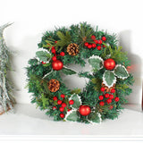 Maxbell Christmas Door Wreath Rustic Christmas Decoration for Home Party Ornament