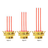Maxbell Electric Burner Holder Antique Incense Holder Flameless for Gardens Desktop 21cm