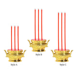 Maxbell Electric Burner Holder Antique Incense Holder Flameless for Gardens Desktop 21cm