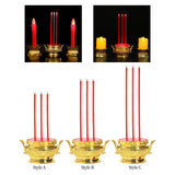 Maxbell Electric Burner Holder Antique Incense Holder Flameless for Gardens Desktop 21cm