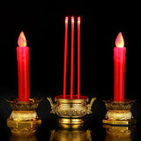 Maxbell Electric Burner Holder Antique Incense Holder Flameless for Gardens Desktop 21cm