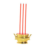Maxbell Electric Burner Holder Antique Incense Holder Flameless for Gardens Desktop 26cm