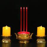 Maxbell Electric Burner Holder Antique Incense Holder Flameless for Gardens Desktop 30cm