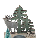 Maxbell Tea Light Holder Candlestick Centerpiece for Festival Living Room Decoration Elk