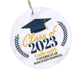Maxbell Graduation Ornament 2023 Class Keepsakes Wide Application Size 3x3inch