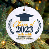 Maxbell Graduation Ornament 2023 Class Keepsakes Wide Application Size 3x3inch