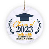Maxbell Graduation Ornament 2023 Class Keepsakes Wide Application Size 3x3inch