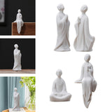 Maxbell Maxbell Fish Tank Buddha Sculpture Ceramic Landscaping Durable for Fairy Garden Use A
