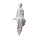 Maxbell Maxbell Fish Tank Buddha Sculpture Ceramic Landscaping Durable for Fairy Garden Use D