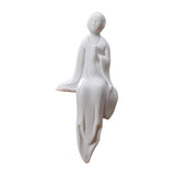 Maxbell Maxbell Fish Tank Buddha Sculpture Ceramic Landscaping Durable for Fairy Garden Use D