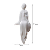 Maxbell Maxbell Fish Tank Buddha Sculpture Ceramic Landscaping Durable for Fairy Garden Use D