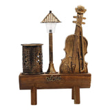 Maxbell Wooden Pen Holder Statue Decorative Accent Decoration Decoration