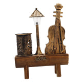 Maxbell Wooden Pen Holder Statue Decorative Accent Decoration Decoration