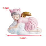 Maxbell Modern Girl Statue Ornament Craft Desk for Birthday Gift Office Rack StyleA