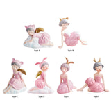 Maxbell Modern Girl Statue Ornament Craft Desk for Birthday Gift Office Rack StyleA