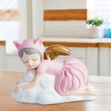 Maxbell Modern Girl Statue Ornament Craft Desk for Birthday Gift Office Rack StyleA