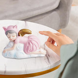 Maxbell Modern Girl Statue Ornament Craft Desk for Birthday Gift Office Rack StyleA