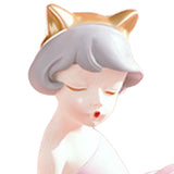 Maxbell Modern Girl Statue Ornament Craft Desk for Birthday Gift Office Rack StyleC