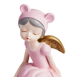 Maxbell Modern Girl Statue Ornament Craft Desk for Birthday Gift Office Rack StyleD