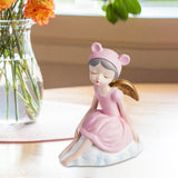 Maxbell Modern Girl Statue Ornament Craft Desk for Birthday Gift Office Rack StyleD