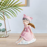 Maxbell Modern Girl Statue Ornament Craft Desk for Birthday Gift Office Rack StyleD