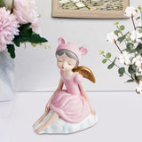 Maxbell Modern Girl Statue Ornament Craft Desk for Birthday Gift Office Rack StyleD