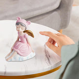 Maxbell Modern Girl Statue Ornament Craft Desk for Birthday Gift Office Rack StyleD