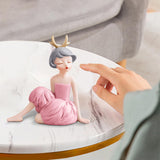 Maxbell Modern Girl Statue Ornament Craft Desk for Birthday Gift Office Rack StyleG