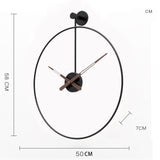 Maxbell Maxbell Wall Clock Silent Non Ticking Simple for Farmhouse Bathroom Bedroom black